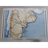 Lamina Billiken Mapa Hidrografico Republica Argentina 2° Par
