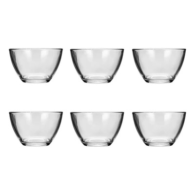 6 Minibowls Cristal Calidad Premium Santos229 Color Vidrio Premium | Meses sin interés