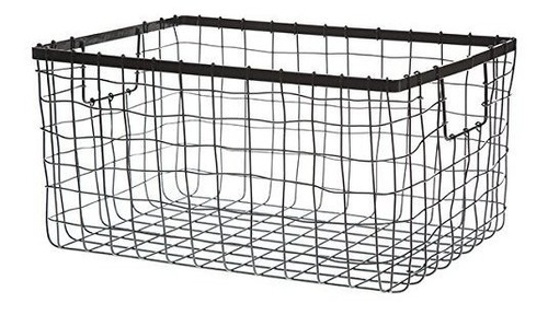 Wire Storage Basket, Bin Para Estantes En Cocina, Despensa, 