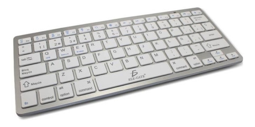 Teclado Inalambrico Slim Delgado Bluetooth 4.0 Tc05 - T301 Color Del Teclado Blanco