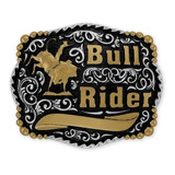 Fivela Country Touro  Bull Rider - Tam Eg - 12164fj Pd