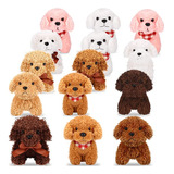 14 Pcs Mini Peluche Perros Toy Soft Stuffed Animal Puppy To