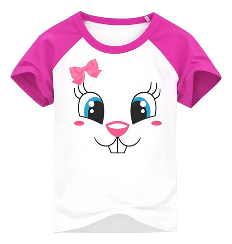 Camiseta Infantil Menina Páscoa Primeira Páscoa Coelho #