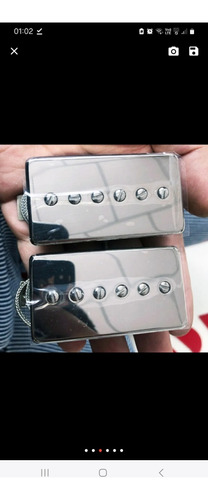 Par Captador P90 Alnico 5 - Humbucker Size