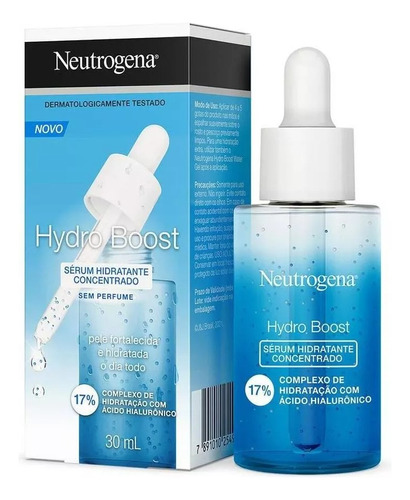 Sérum Facial Hydro Boost Ácido Hialurônico Neutrogena 30 Ml