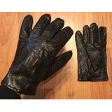 Padrisimos Guantes Gates Men Piel Fina Negros Originales!!