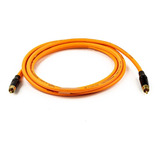 Cabo Coaxial Digital (spdif) Laranja Com 3 Metros