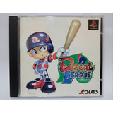 Digical League, Jogo De Baseball Original Japonês Para Ps1