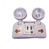 Lampara De Emergencia Led 2 Focos Recargable Salida