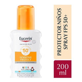 Protector Solar Eucerin Sun Kids Spray Fps50 X 200 ml