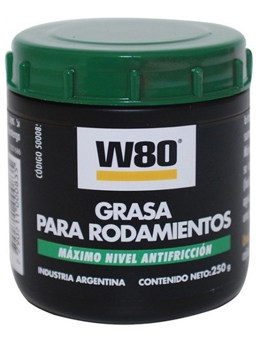 W80 Grasa Para Rodamientos X100 Gramos