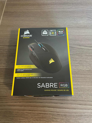 Mouse Gamer Corsair Sabre Rgb Com Fio