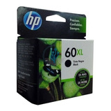 Hp Cartucho Tinta #60xl Negro  P/f4280  Cc641wl