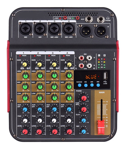 Consola De Mezclas Sistema De Audio Digital En Vivo Tm4 Netw