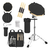 Akozlin Drum Pad Stand Set Con 12 Drum Pad Silenciosos De Do