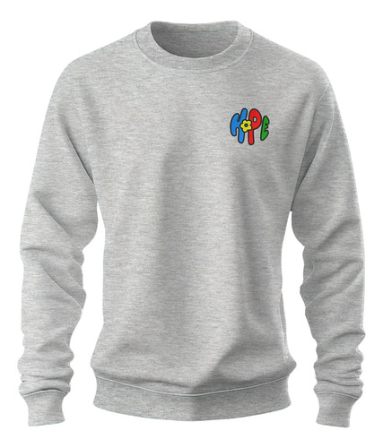 Sudadera Sweater Bordado J Hope Logo Flor Jung Ho Seok Bts