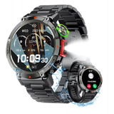 Reloj Smartwatch Tactical Con Linterna Doble Correa