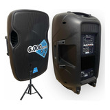 Cabina Activa 15 Pulgadas 6000watts Audio Sound + Base