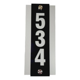 Placa Numeros Para Casa 13x30cm Hasta 4 Numeros. Modelo C1