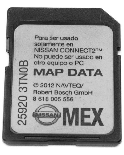 Cd Rom Memoria Card Map. Nissan
