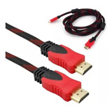 Cable Hdmi 1.5metros Mallado Filtro Audio Video Full Hd