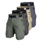 Pantalones Cortos Cargo Tácticos Impermeables Informales