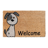 Limpiapiés Welcome Dog 45x75 Cm