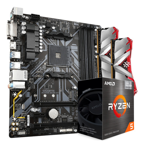 Kit De Actualización Gigabyte Ryzen 5 5600 + B450m +16gb Ram