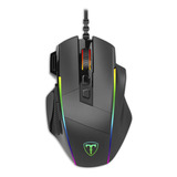 Mouse Gamer T-dagger Ttgm-307 Roadmaster Rgb - Negro