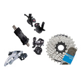 Kit Relação Shimano 24 Vel Altus Index K7 11/32 D.+ Alavanca