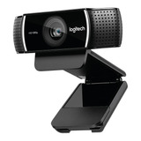 Logitech Web Cam C922 Pro Com Tripe Nfe E Garantia 2 Anos