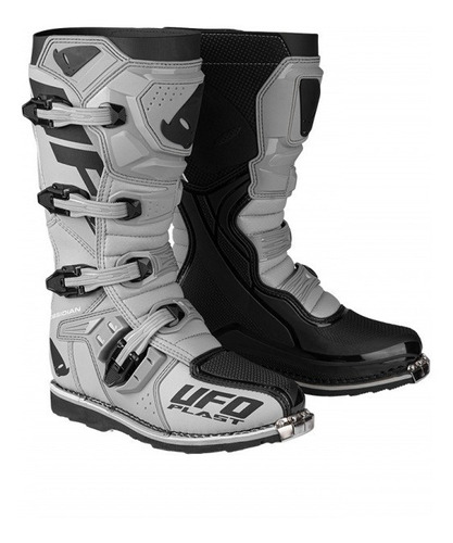 Botas Ufo Obsidian Gris Motocross Enduro Atv