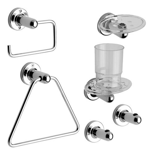 Fv Kit 6 Accesorios De Baño Allegro 179.06/15 Bo