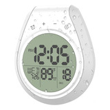 Usaoshop Reloj Digital De Baño Con Temporizador, Impermeable