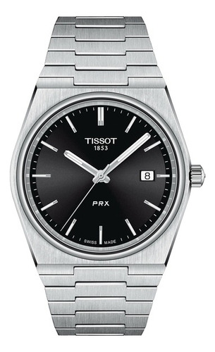 Reloj Tissot Prx Hombre Acero Clasico Fecha T1374101105100