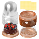 Caja De Plástico Transparente Cupcakes, 50 Unidades De...