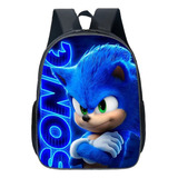 Mochila Escolar Sonic Para Niños 20 Lts