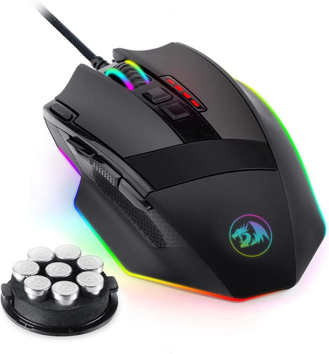 Ratón Redragon M801 Gaming, Rgb Retroiluminado, 9 Botones