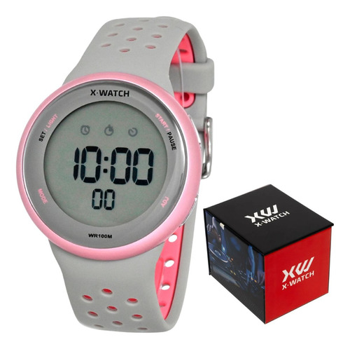 Relogio X-games Feminino Pulseira Silicone Digital