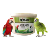 Alimento Pasta Embuche Aves Loros Exzootix 21/15 3 Kilos Color Verde Oscuro