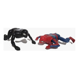 Muñecos De Spiderman Combo  Rojo Y Negro Mcdonalds 2009