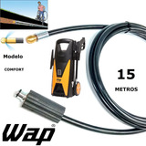 Mangueira Para Desentupidor Esgoto 15 Metros - Wap Comfort