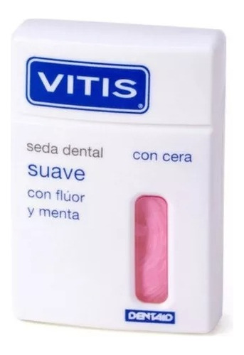 Hilo Dental Vitis Dentaid Seda Dental Suave Con Cera 50mts
