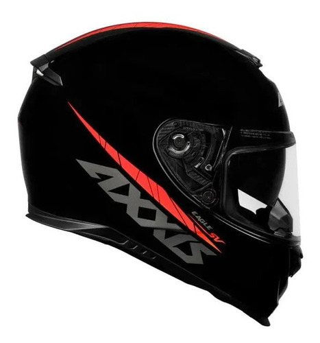 Capacete Axxis Eagle Sv Solid Gloss Com Óculos Interno