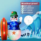 Pheo Care 8 Pies Inflables De Navidad Snowman, Show Up Ski S