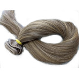 Cabelo Humano Mechado Loiro Tela Tic Tac 65cm 100g Mega Hair