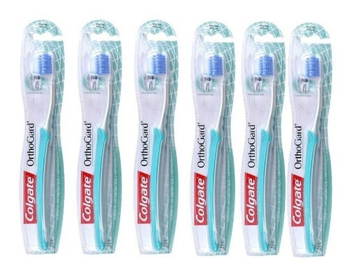 Kit De 6 Cepillos Dentales Colgate Orthogard