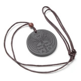 Collar Dije Amuleto Piedra Energética Shungite Protección