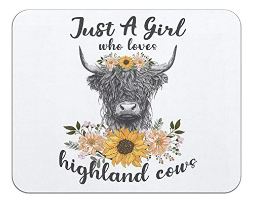 Just A Girl Who Loves Highland Cows Farmhouse Rústico Giraso