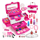 Kit De Maquillaje Para Niñas Y Niños Con Estuche 60 Piezas